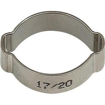 2-Ohr Schlauchklemme Edelstahl W4 14-17 mm 50 Stück/Beutel