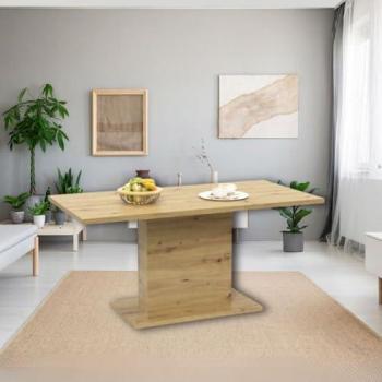 TOSCOHOME Tavolo Rettangolare 160x80 cm Design Colore Rovere