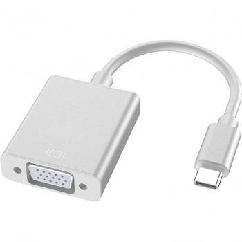 Convertidor Tipo C a VGA 1080P – Conectividad para Laptops