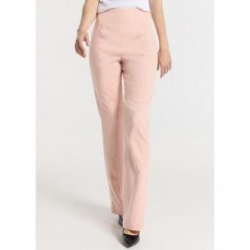 Pantalones Sateados Rosa de Victorio & Lucchino – Tiro Largo