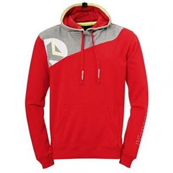 Kempa Core 2.0 Red and Dark Grey Hoodie