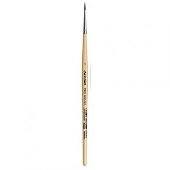 Da Vinci 5590 Watercolour Brush – Beige, Petite Gris Pur Blue Squirrel, Round #1