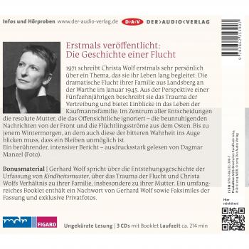 Nachruf auf Lebende. Die Flucht: Ungekürzte Lesung