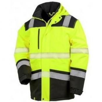 Fluorescent Orange/Black 4XL Safe-Guard Soft Shell Jacket – Unisex