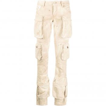The Attico, Straight Jeans, female, Beige, W26, ‘Essie’ jeans