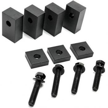 Schwarzes Sitzrücken‑Support‑Bausatz mit Abstandshaltern – Jeep Wrangler 2007‑201
