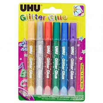 UHU 4026700390407 Original Glitter Glue for Creative Projects