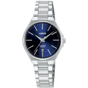 Lorus Damen Armbanduhr, Quarz, Saphirglas, Edelstahlarmband