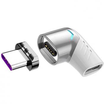Adaptateur de charge magnétique PD USB‑C 100 W – Connecteur à 90°