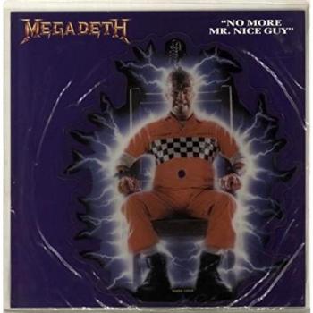 Megadeth No More Mr Nice Guy 1989 USA shaped picture disc SBKPD4