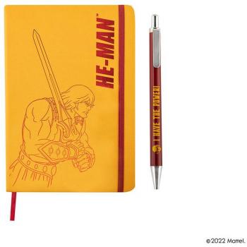 Juego de cuaderno y bolígrafo He-Man