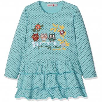 Vestido Bóboli 214063 para Bebés, Estampado Flor Topo Niebla, 62 cm