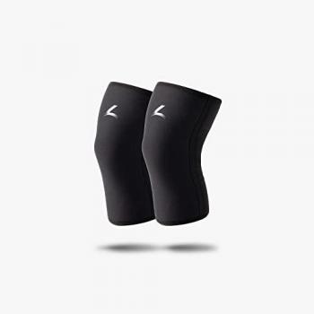 Reeva Powerlifting Knieschoner 7mm Unisex Schwarz Größe L