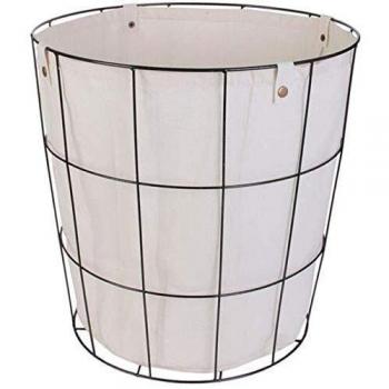 Panier en Métal avec Doublure Détachable