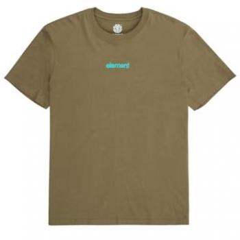 T-shirt Element Lowcase manica corta verde Kalamata S