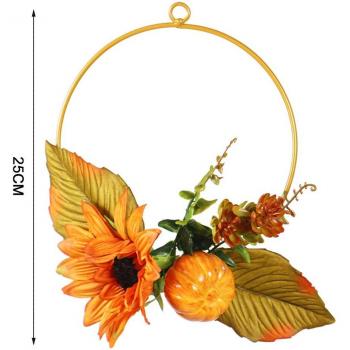 Artificial Autumn Wreath for Thanksgiving