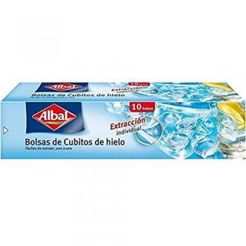 BOLSA CUBITOS HIELO ALBAL.10 Bolsas (200cubitos)