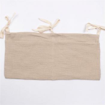 Hanging Multi‑Use Crib Tote with Bottle & Toy Slots