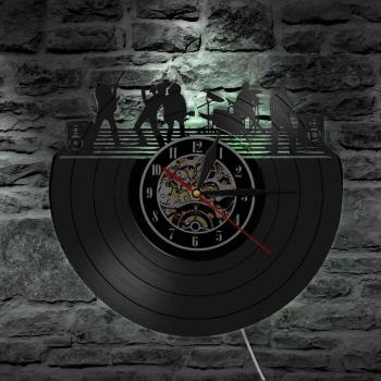 Horloge Murale en Vinyle pour Amoureux de la Musique