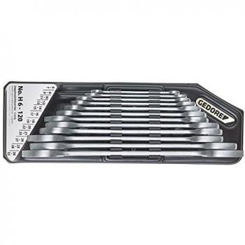 Juego de llaves fijas con soporte Gedore 12 pzas