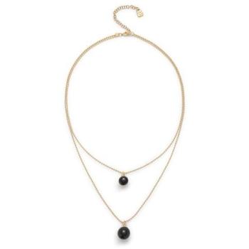 Collier raffiné en or 18 carats avec double chaîne et Murano