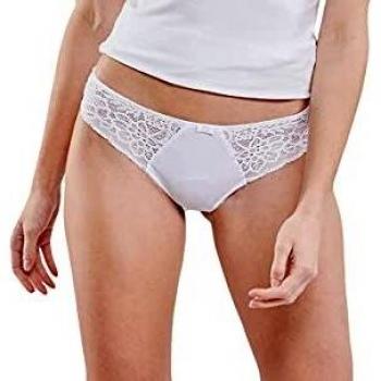 DIM Slip Sublim Dentelle, Bianco Taglia 42 Donna
