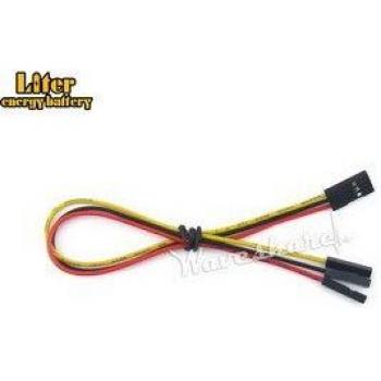 Cable de Conector Hembra 3 Pines a 2,54mm 20 Unidades