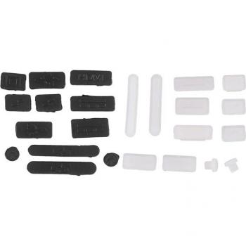 24 Pcs USB Plug Cover Anti-Dust Silicone for MacBook 11, 13, 15 inch