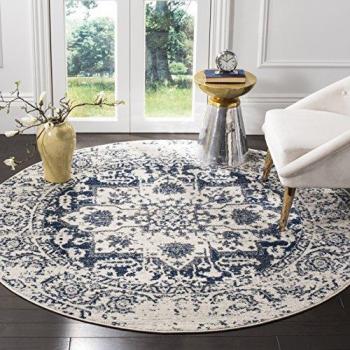 Tapis Chic Moderne Crème/Bleu Marine Safavieh 200 cm