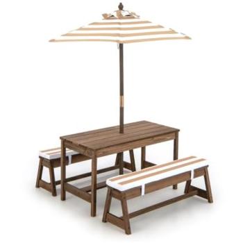 Set de pique-nique pour enfants avec coussins et parasol