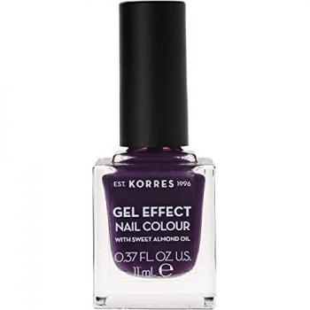 Korres Vernis À Ongles d'Amande Douce – Gel effect 75 Violet Jardin 11ml