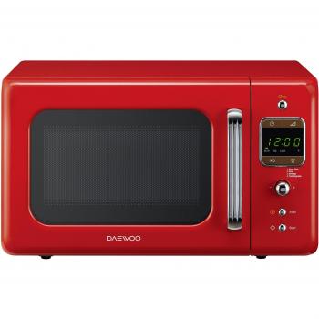 Daewoo KOR7LBKR 20L Red Microwave – Retro Design, 800W