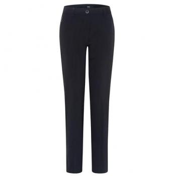 Caprihose BRAX Style MARON S Gr. 36K (18), Kurzgrößen, schwarz, Damen, 88% Polyamid, 12% Elasthan, Hosen
