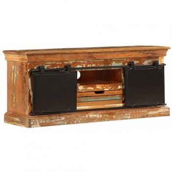 VidaXL TV Stand 43.3x11.8x17.7 Solid Wood Reclaimed
