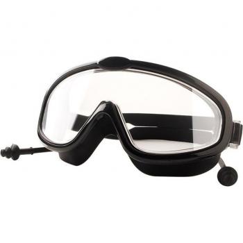 Kids' Adjustable Swim Goggles with Earplugs, Anti-Fog, UV Protection