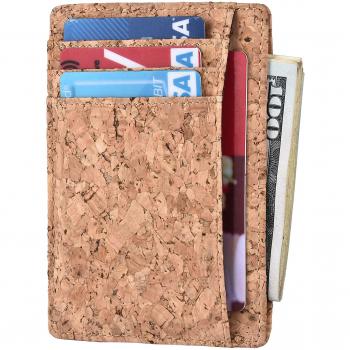 Kinzd Slim Leather RFID Blocking Credit Card Holder
