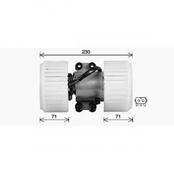 Ventilateur moteur électrique AVA COOLING BW8614
