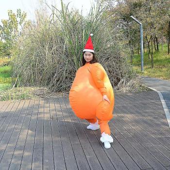 Traje Inflable Fantasía de Pavo y Pollo