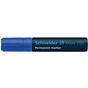 Schneider Permanentmarker Maxx 250 125003 Keilspitze 2-7mm blau