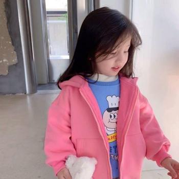 Chaqueta cálida con capucha de lana para bebé, abrigo de otoño y primavera