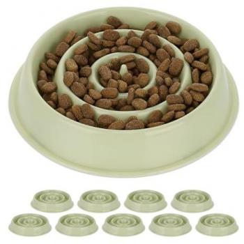 Futternapf für Hunde 3 x Anti Schling Napf blau