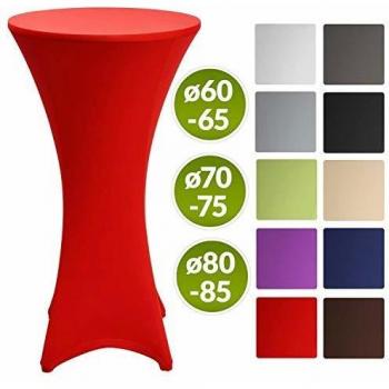 Bistrot Décor Stella Rouge : Housse de table extensible 70 cm