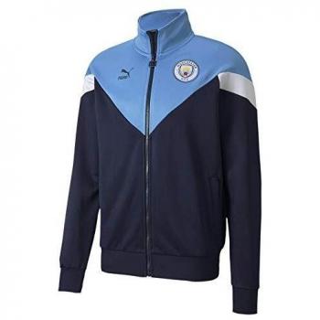 PUMA Herren Track Jacket MCFC Iconic MCS – Teamblau Peacoat-Variante, Größe S