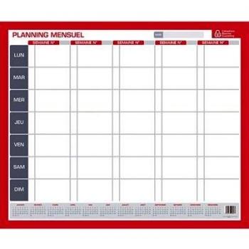 Planning mensuel perpétuel Boucheut Grandremy