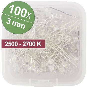 Diodes Lumineuses Quadrios 100 pièces 3 mm et 5 mm