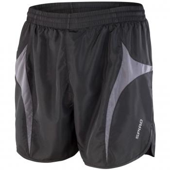 Spiro Micro‑Lite Quick‑Dry Running Shorts – Black – XXL