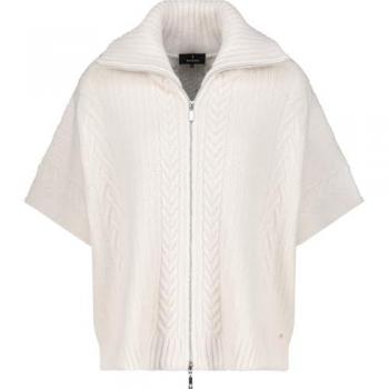 Monari Strickcape Jacke Zopf Damen 40