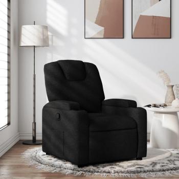 Fauteuil relax Noir Tissu