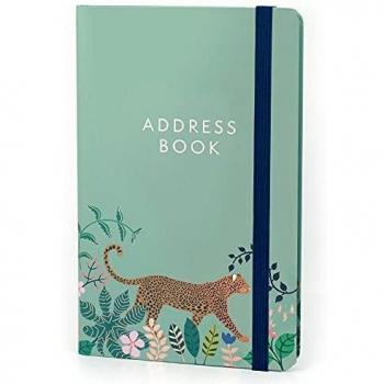 Boxclever Press Small Address Book with Pocket & Address Labels