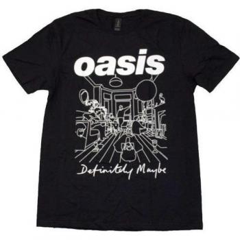 T-shirt Oasis XXL Sicuramente Forse in Nero